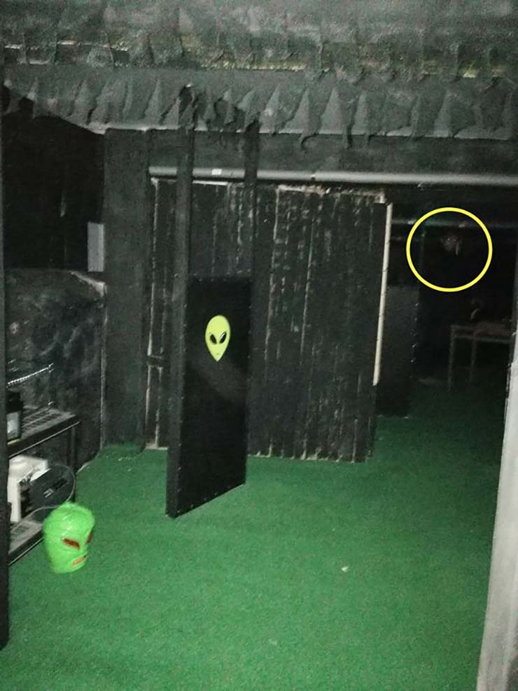 Fotografían el rostro demoníaco de un monje