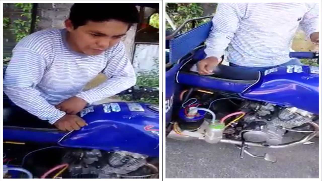 Joven Igeniero Peruano Evin Acosta Reemplaza Combustible por Agua para Arrancar una Mototaxi